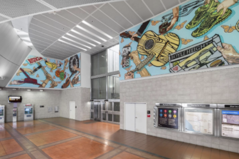 Artist Sonia Romero Creates New Mariachi Plaza Station Artwork